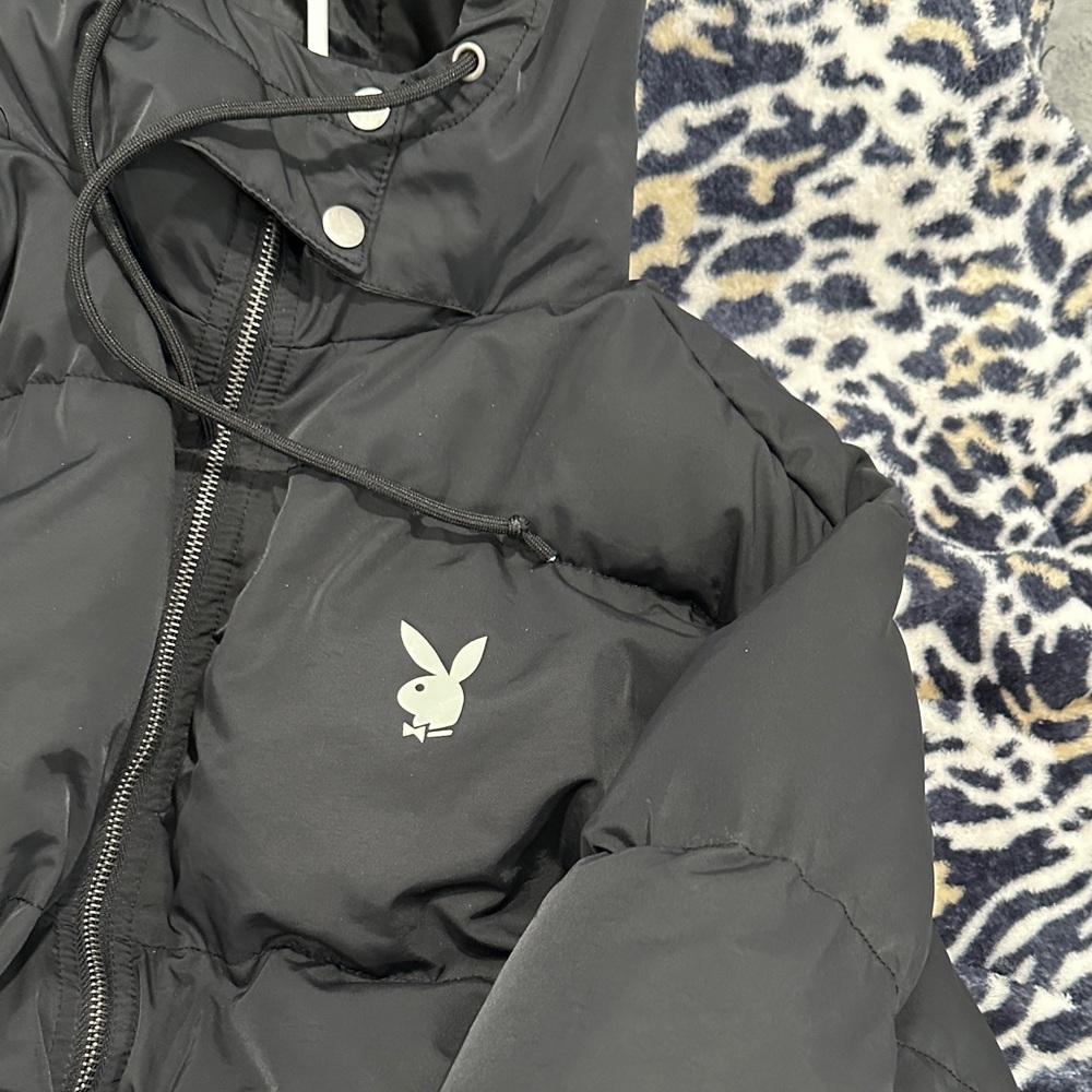 PLAYBOY Black Jacket with Logo